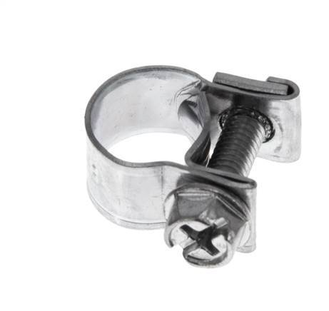 Mini Slangklem Verzinkt Staal 8-10mm