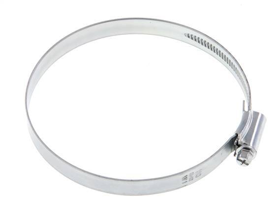 90 - 110 mm Hose Clamp with a Galvanised Steel 12 mm band - Ideal [5 Pieces]