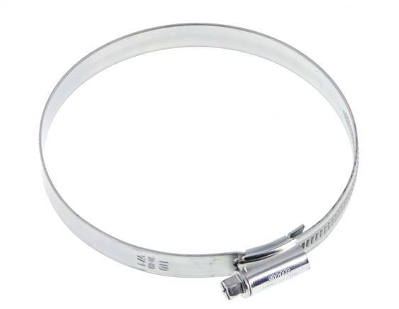 90 - 110 mm Hose Clamp with a Galvanised Steel 12 mm band - Ideal [5 Pieces]