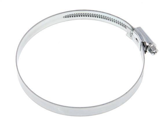 90 - 110 mm Hose Clamp with a Galvanised Steel 12 mm band - Ideal [5 Pieces]