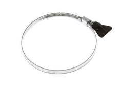 90 - 110 mm Hose Clamp with a Galvanised Steel 9 mm band With Butterfly Handle - Norma [5 Pieces]