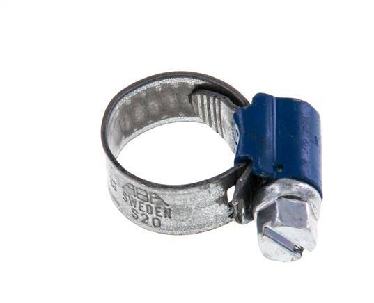 8 - 12 mm Hose Clamp with a Galvanised Steel 9 mm band - Aba [5 Pieces]