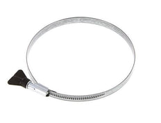 130 - 150 mm Hose Clamp with a Galvanised Steel 12 mm band With Butterfly Handle - Norma [2 Pieces]