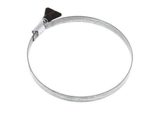 130 - 150 mm Hose Clamp with a Galvanised Steel 12 mm band With Butterfly Handle - Norma [2 Pieces]