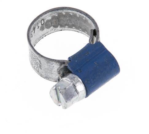 10 - 16 mm Hose Clamp with a Galvanised Steel 9 mm band - Aba [5 Pieces]