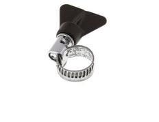 10 - 16 mm Hose Clamp with a Galvanised Steel 9 mm band With Butterfly Handle - Norma [5 Pieces]