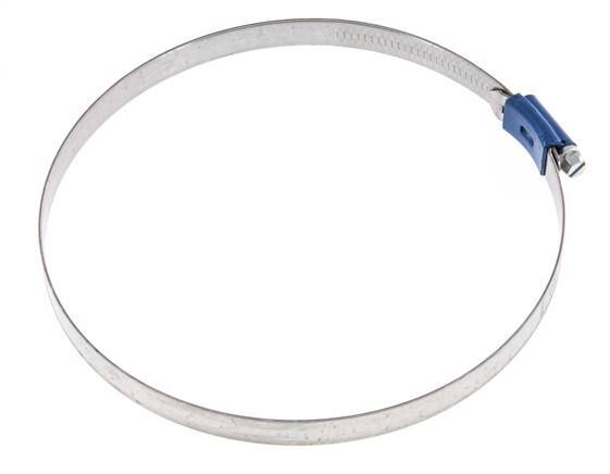 140 - 160 mm Hose Clamp with a Galvanised Steel 12 mm band - Aba [2 Pieces]