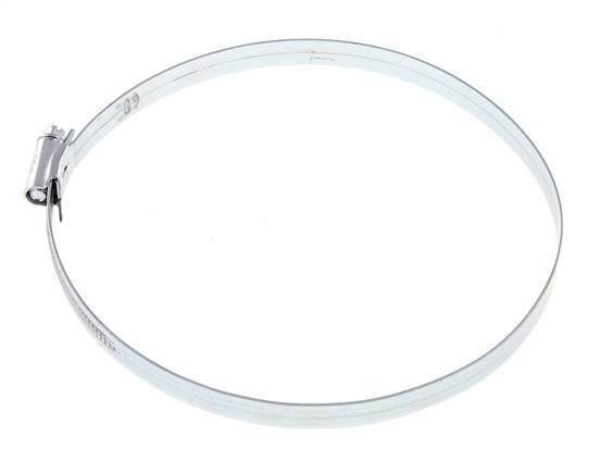 140 - 160 mm Hose Clamp with a Galvanised Steel 12 mm band - Ideal [2 Pieces]