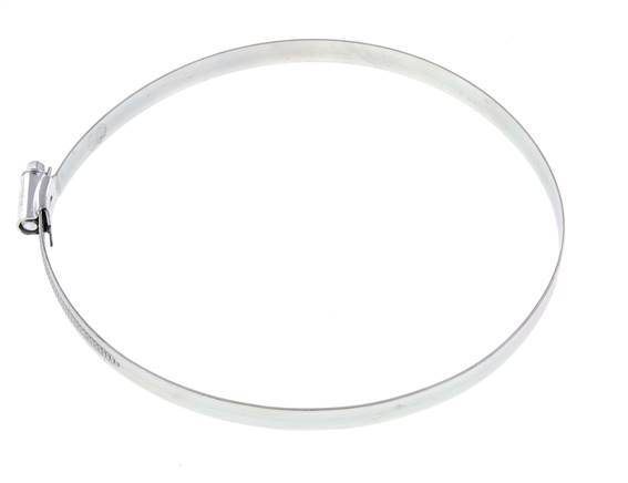 160 - 180 mm Hose Clamp with a Galvanised Steel 12 mm band - Ideal [2 Pieces]