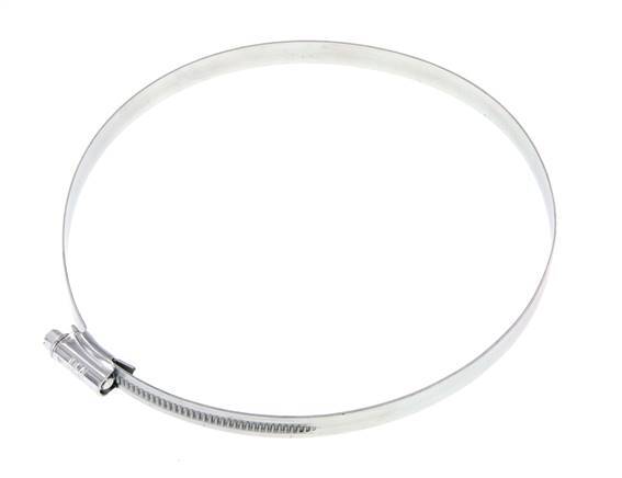 160 - 180 mm Hose Clamp with a Galvanised Steel 12 mm band - Ideal [2 Pieces]