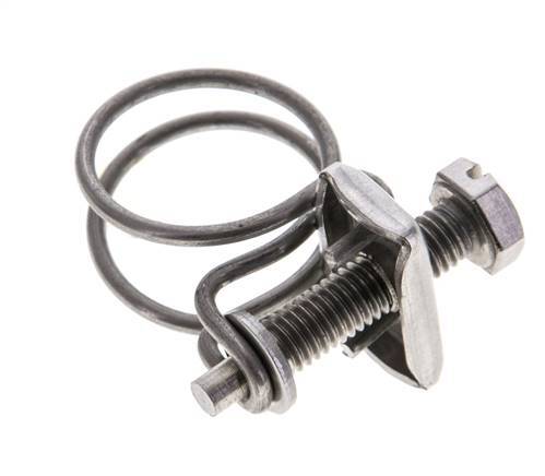 19 - 22 mm Hose Clamp Stainless Steel 304 [2 Pieces]