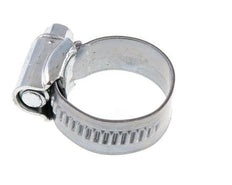 16 - 25 mm Hose Clamp with a Galvanised Steel 12 mm band - Ideal [10 Pieces]