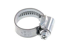 16 - 25 mm Hose Clamp with a Galvanised Steel 12 mm band - Ideal [10 Pieces]