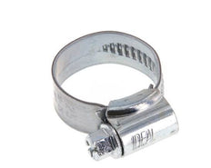 16 - 25 mm Hose Clamp with a Galvanised Steel 12 mm band - Ideal [10 Pieces]