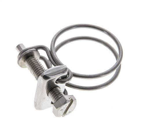 26 - 30 mm Hose Clamp Stainless Steel 304 [2 Pieces]