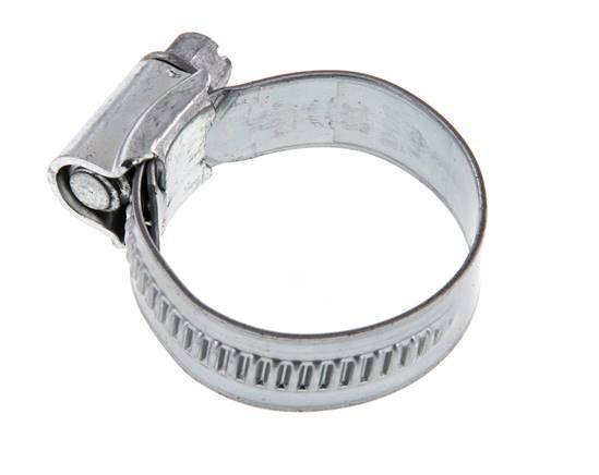 20 - 32 mm Hose Clamp with a Galvanised Steel 12 mm band - Ideal [5 Pieces]