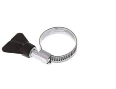 20 - 32 mm Hose Clamp with a Galvanised Steel 9 mm band With Butterfly Handle - Norma [5 Pieces]
