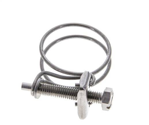 31 - 35 mm Hose Clamp Stainless Steel 304 [2 Pieces]