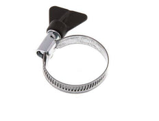 25 - 40 mm Hose Clamp with a Galvanised Steel 9 mm band With Butterfly Handle - Norma [5 Pieces]