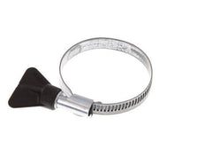 35 - 50 mm Hose Clamp with a Galvanised Steel 9 mm band With Butterfly Handle - Norma [5 Pieces]