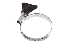 35 - 50 mm Hose Clamp with a Galvanised Steel 9 mm band With Butterfly Handle - Norma [5 Pieces]