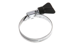 35 - 50 mm Hose Clamp with a Galvanised Steel 9 mm band With Butterfly Handle - Norma [5 Pieces]