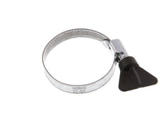 35 - 50 mm Hose Clamp with a Galvanised Steel 9 mm band With Butterfly Handle - Norma [5 Pieces]