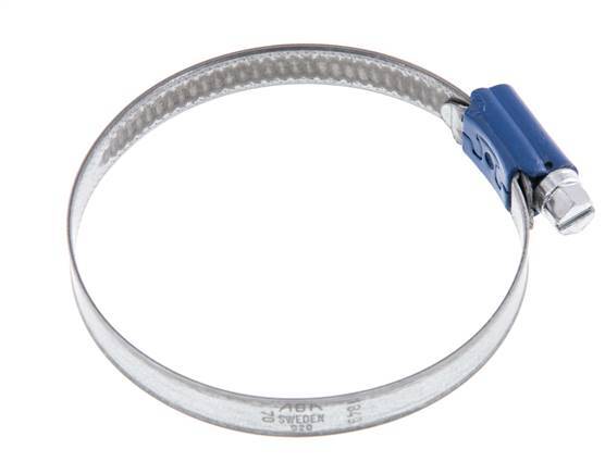 40 - 60 mm Hose Clamp with a Galvanised Steel 12 mm band - Aba [5 Pieces]