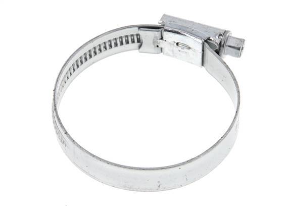 40 - 60 mm Hose Clamp with a Galvanised Steel 12 mm band - Ideal [5 Pieces]