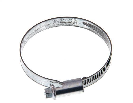40 - 60 mm Hose Clamp with a Galvanised Steel 9 mm band - Norma [10 Pieces]