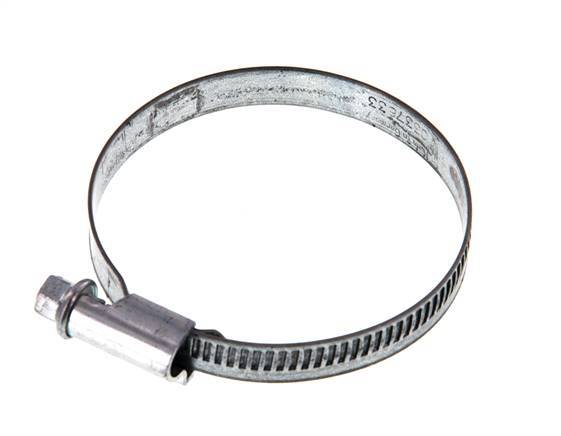 40 - 60 mm Hose Clamp with a Galvanised Steel 9 mm band - Norma [10 Pieces]