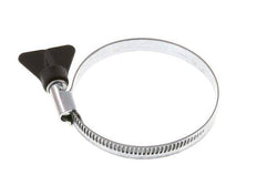 50 - 70 mm Hose Clamp with a Galvanised Steel 9 mm band With Butterfly Handle - Norma [5 Pieces]