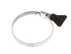 50 - 70 mm Hose Clamp with a Galvanised Steel 9 mm band With Butterfly Handle - Norma [5 Pieces]