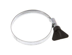 50 - 70 mm Hose Clamp with a Galvanised Steel 9 mm band With Butterfly Handle - Norma [5 Pieces]