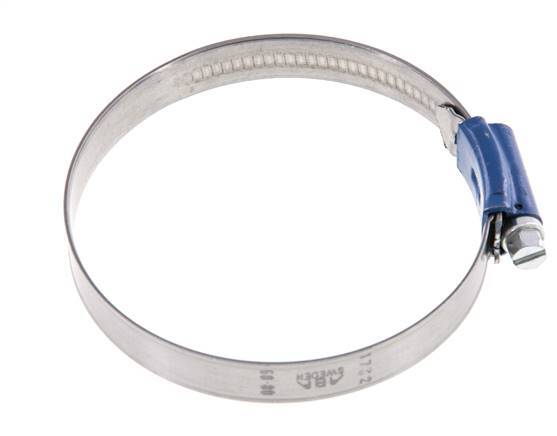 60 - 80 mm Hose Clamp with a Galvanised Steel 12 mm band - Aba [2 Pieces]