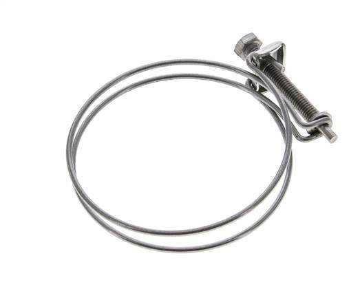 75 - 80 mm Hose Clamp Stainless Steel 304 [2 Pieces]