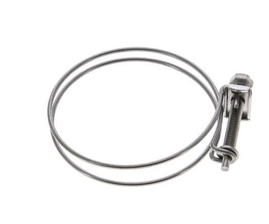 75 - 80 mm Hose Clamp Stainless Steel 304 [2 Pieces]