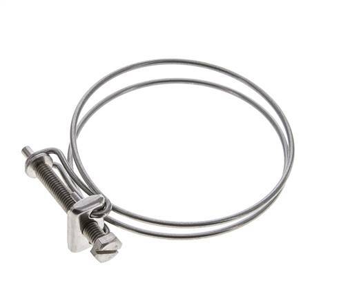 75 - 80 mm Hose Clamp Stainless Steel 304 [2 Pieces]