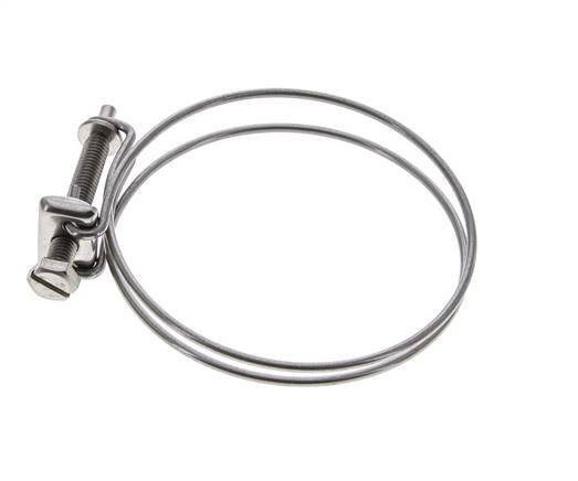 75 - 80 mm Hose Clamp Stainless Steel 304 [2 Pieces]