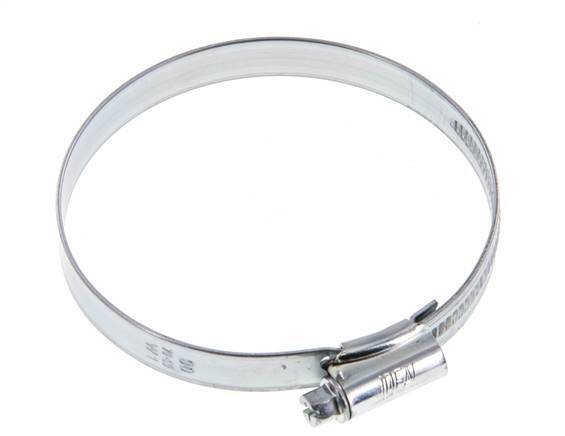 70 - 90 mm Hose Clamp with a Galvanised Steel 12 mm band - Ideal [5 Pieces]