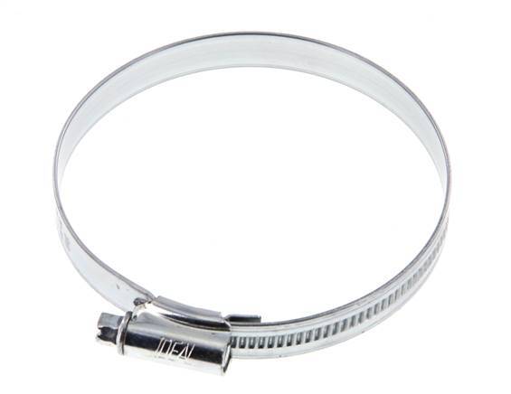 70 - 90 mm Hose Clamp with a Galvanised Steel 12 mm band - Ideal [5 Pieces]