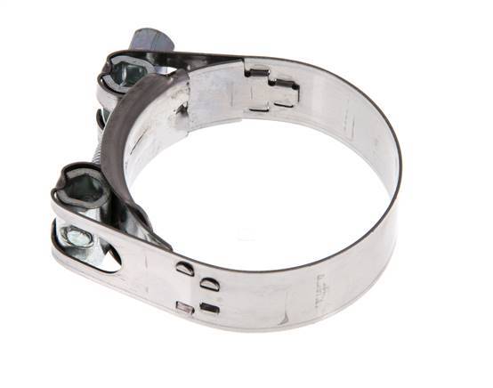 55 - 59 mm Hose Clamp with a Stainless Steel 430 20 mm band - Norma [2 Pieces]