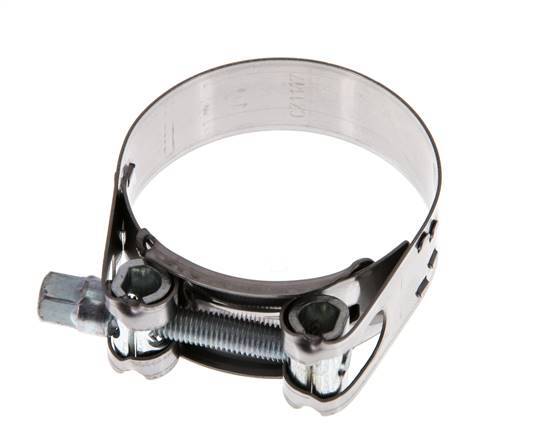 55 - 59 mm Hose Clamp with a Stainless Steel 430 20 mm band - Norma [2 Pieces]