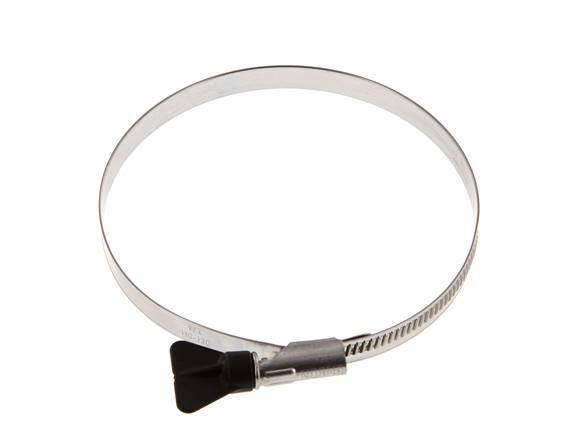 16 - 27 mm Slangklem van RVS 304 met een 12 mm band - Norma