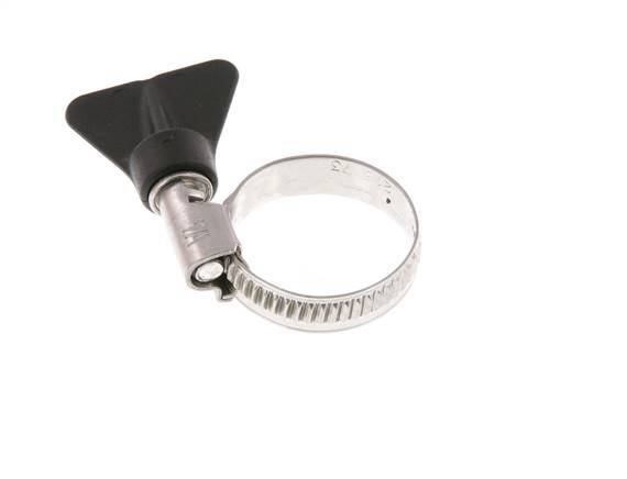 16 - 27 mm Hose Clamp with a Stainless Steel 304 9 mm band With Butterfly Handle - Norma [2 Pieces]