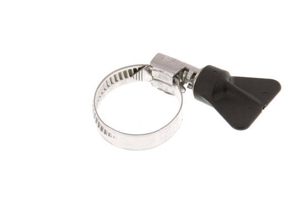16 - 27 mm Hose Clamp with a Stainless Steel 304 9 mm band With Butterfly Handle - Norma [2 Pieces]