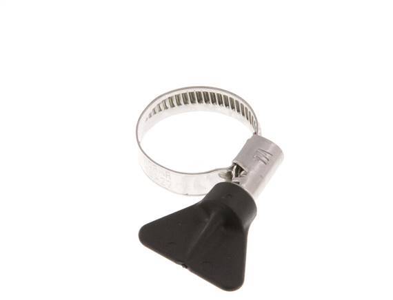 16 - 27 mm Hose Clamp with a Stainless Steel 304 9 mm band With Butterfly Handle - Norma [2 Pieces]