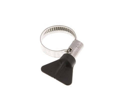 16 - 27 mm Hose Clamp with a Stainless Steel 304 9 mm band With Butterfly Handle - Norma [2 Pieces]