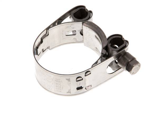 34 - 37 mm Slangklem van Rvs 304 met een 18 mm band - Norma
