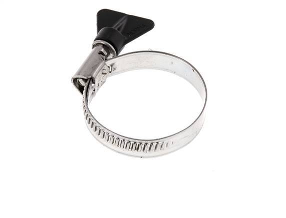 35 - 50 mm Hose Clamp with a Stainless Steel 304 12 mm band With Butterfly Handle - Norma [2 Pieces]